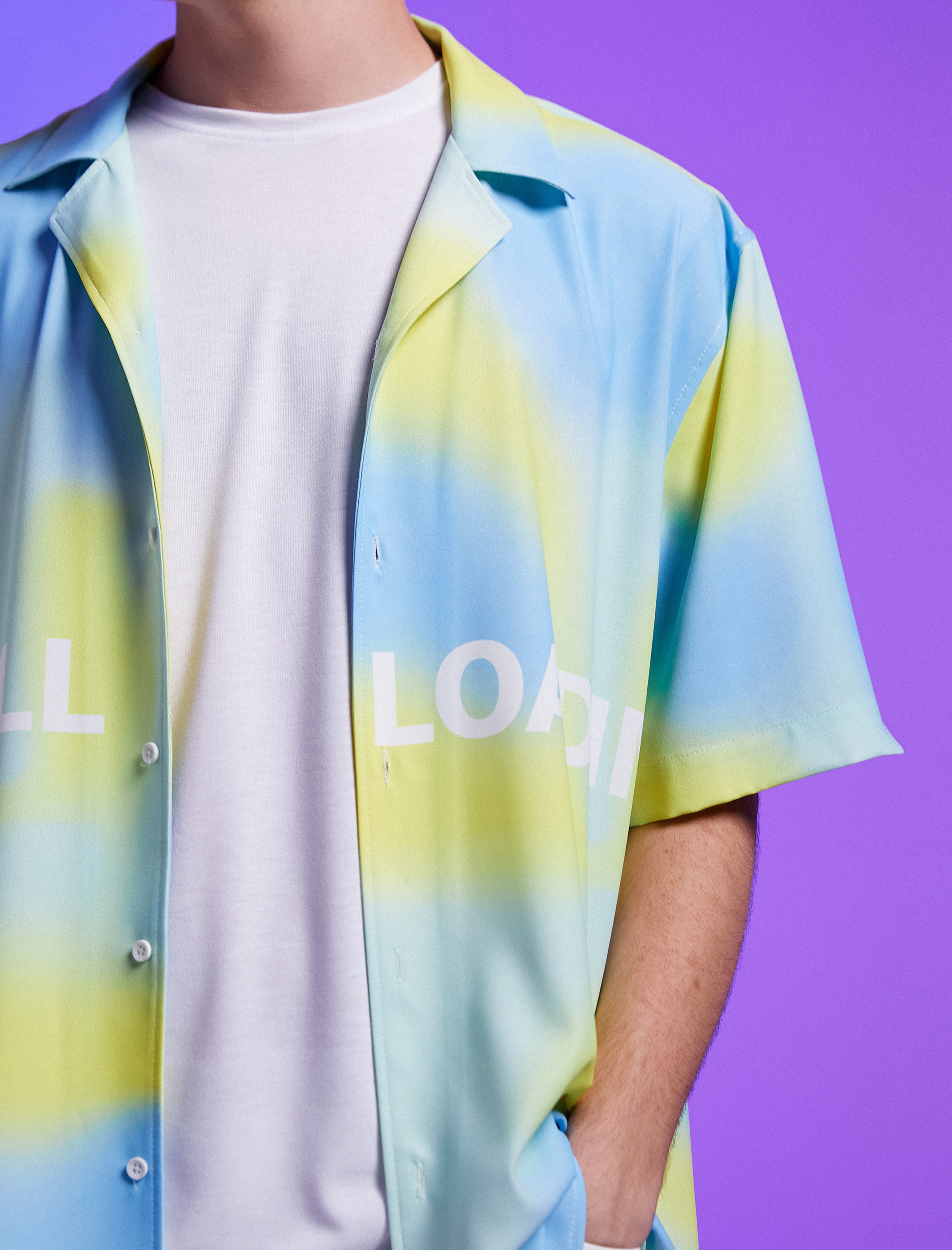   Baskılı Kısa Kollu Gömlek