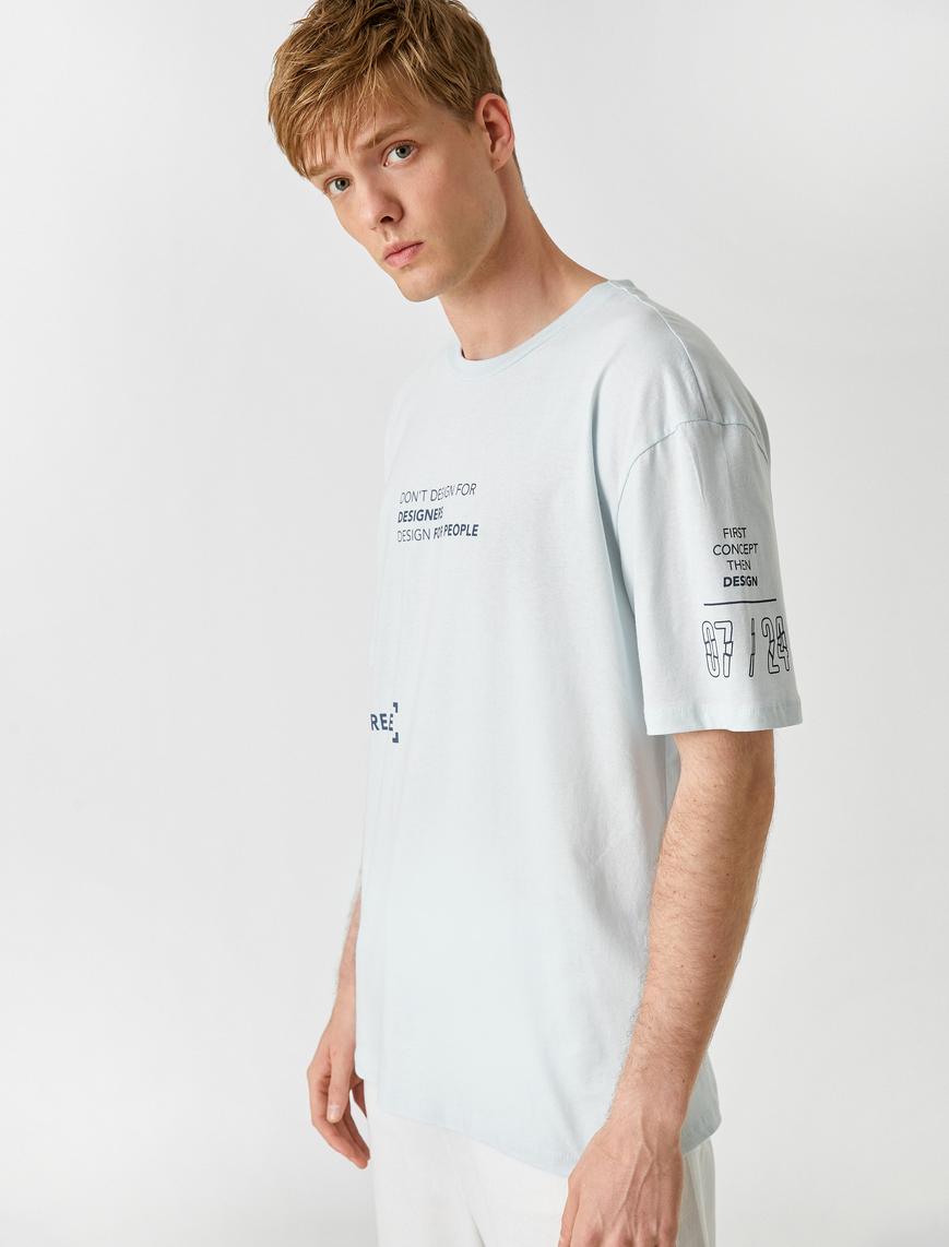   Oversize Baskılı Tişört