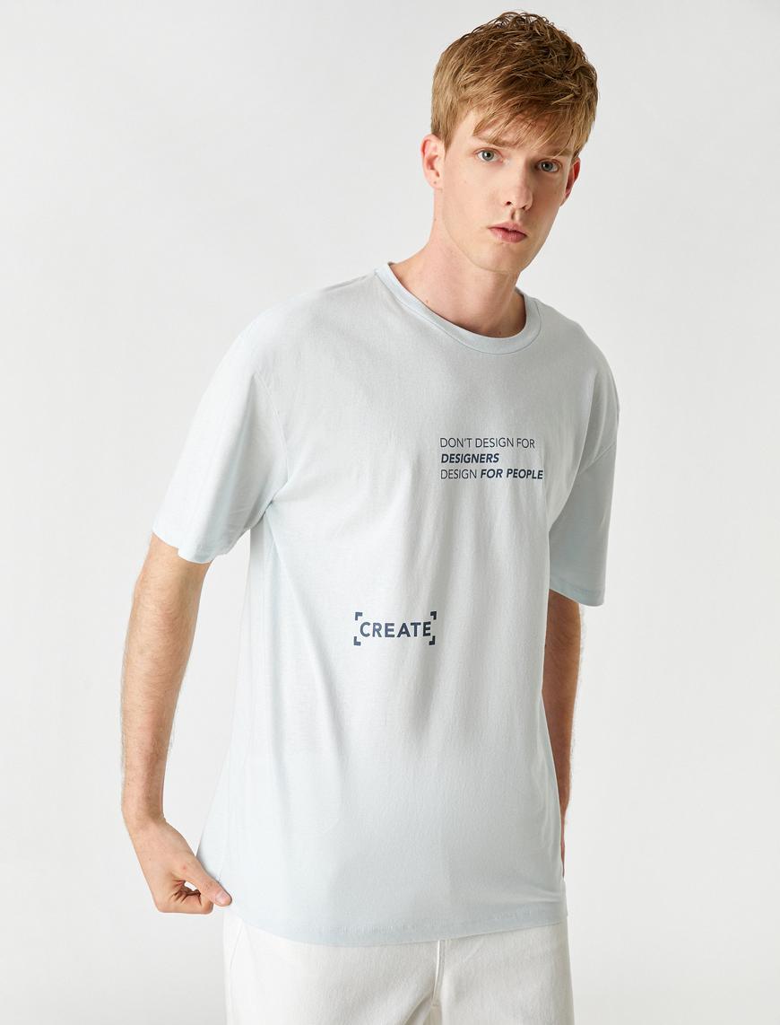   Oversize Baskılı Tişört