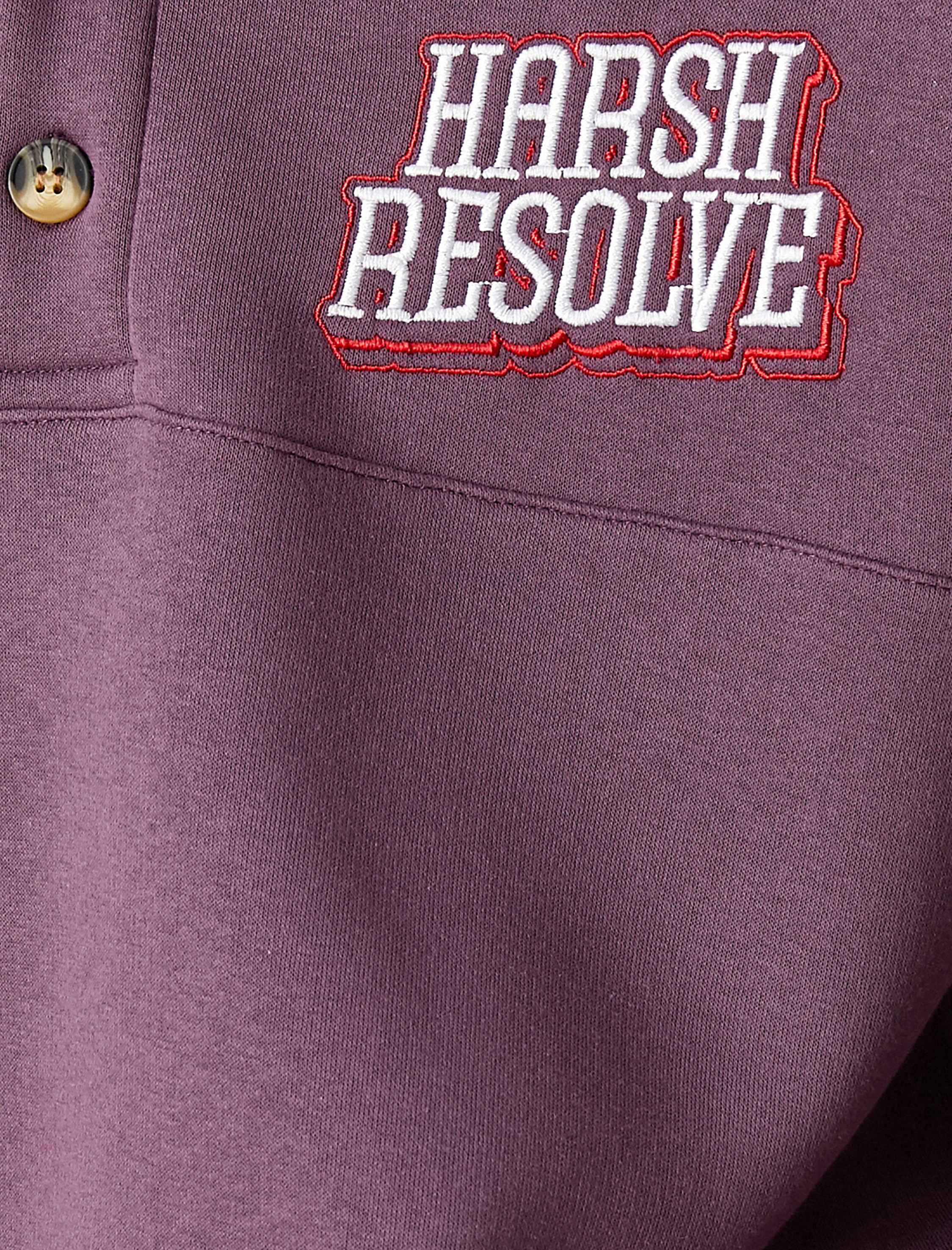   Gömlek Yaka Sweatshirt Şardonlu