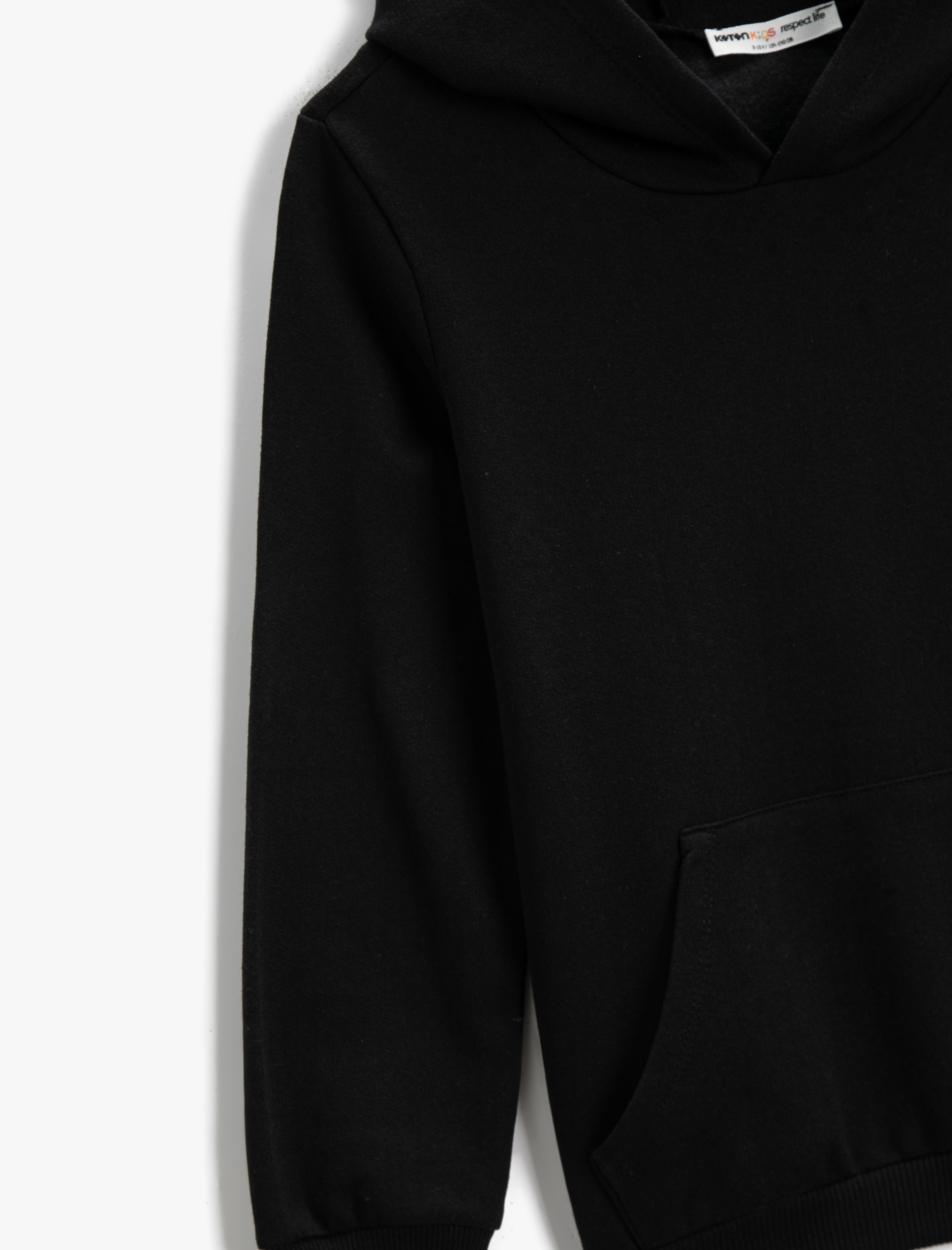  Erkek Çocuk Basic Okul Sweatshirt Kapüşonlu