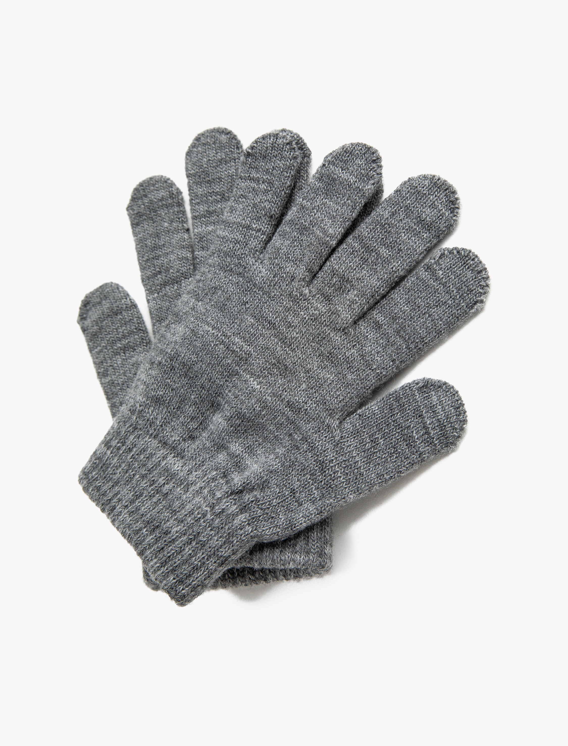  Erkek Çocuk Basic Örgü Eldiven