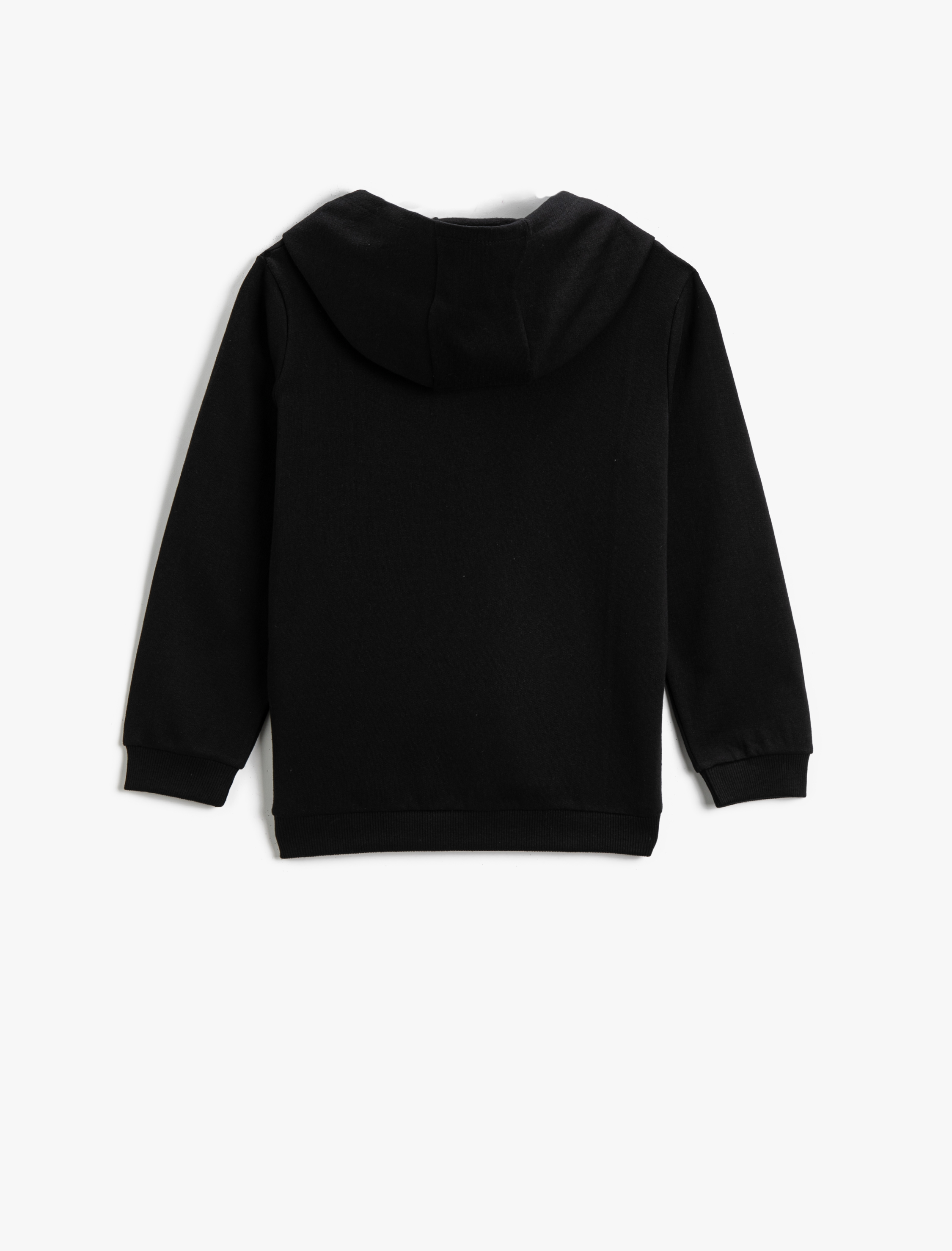  Erkek Çocuk Basic Okul Sweatshirt Kapüşonlu