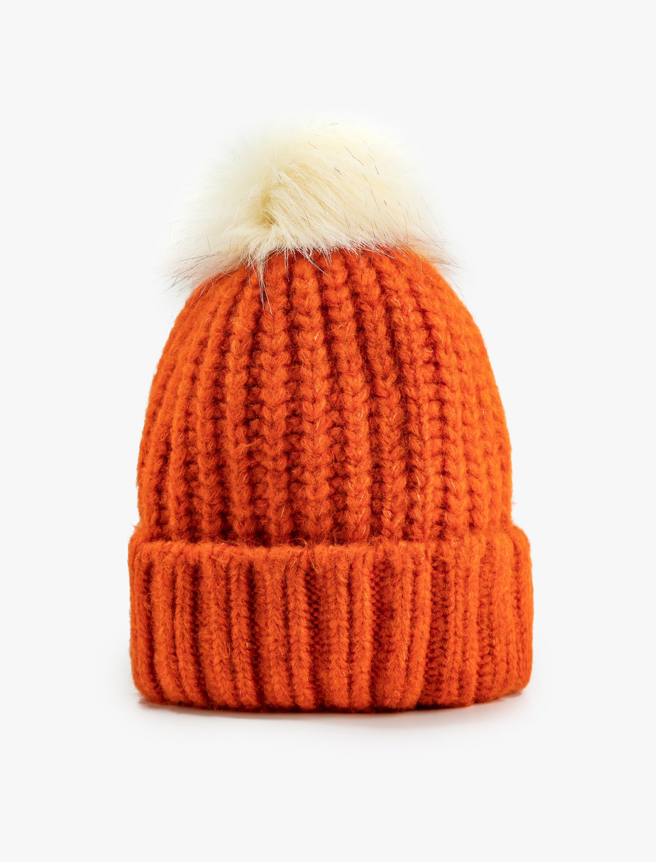  Kadın Ponpon Detaylı Şapka