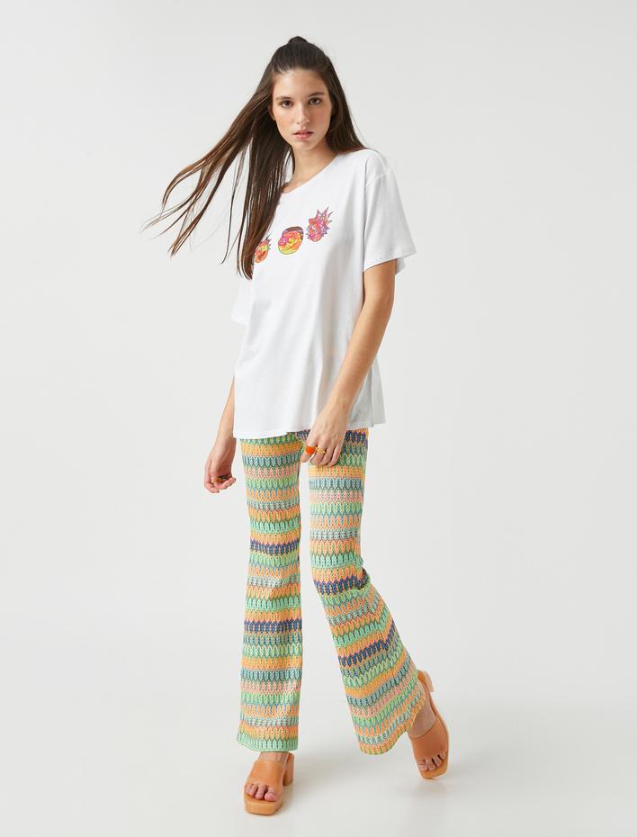  Rick and Morty Lisanslı Baskılı Tişört