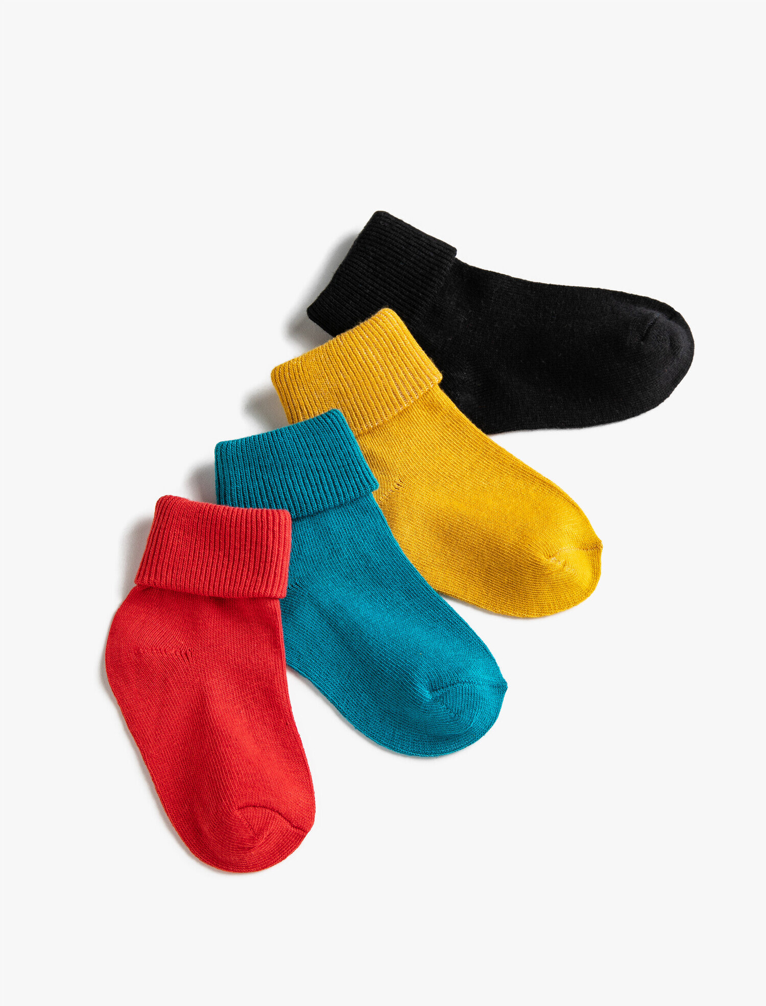  Erkek Bebek 4'lü Basic Soket Çorap Seti