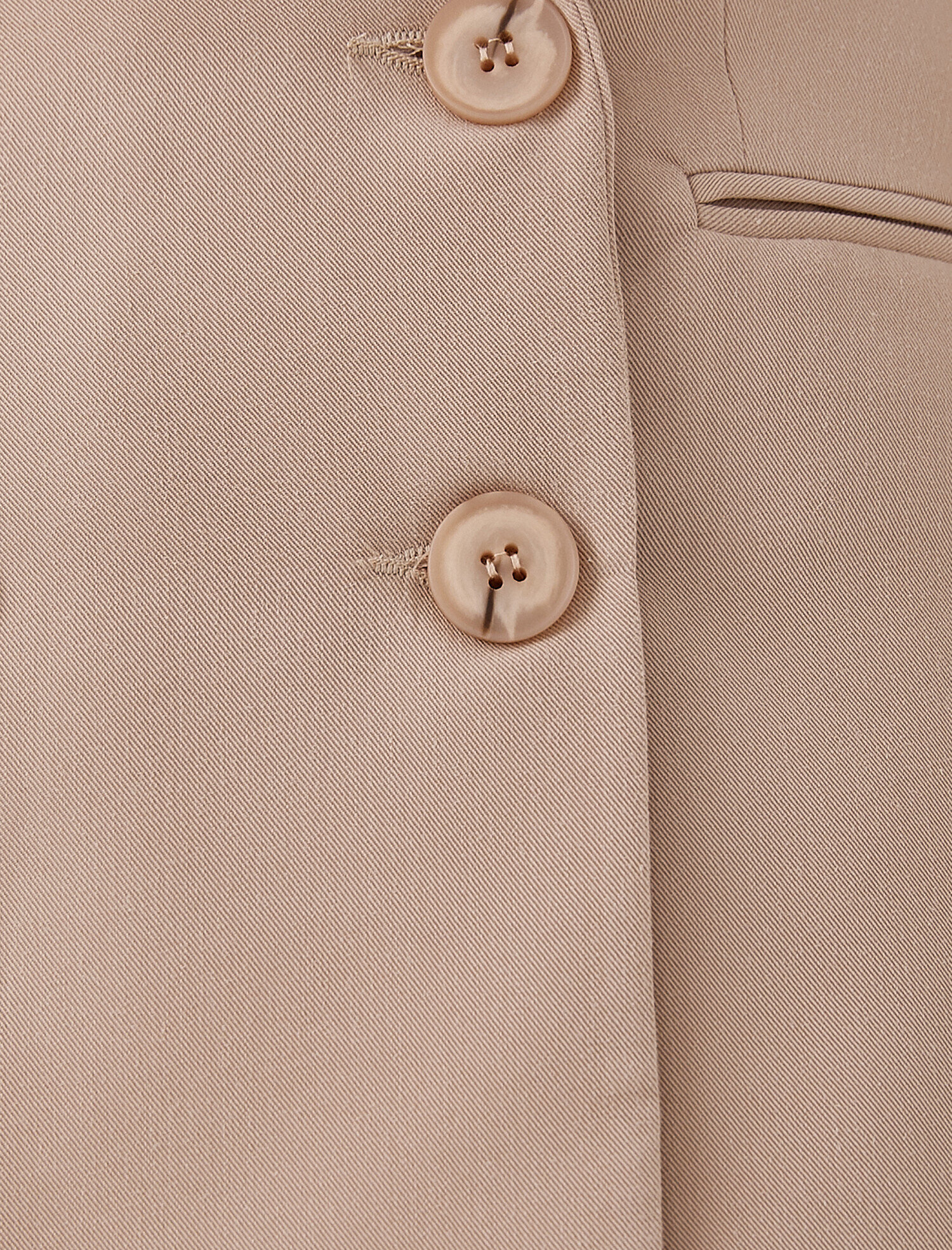   Kruvaze Blazer Ceket Modal Karışımlı