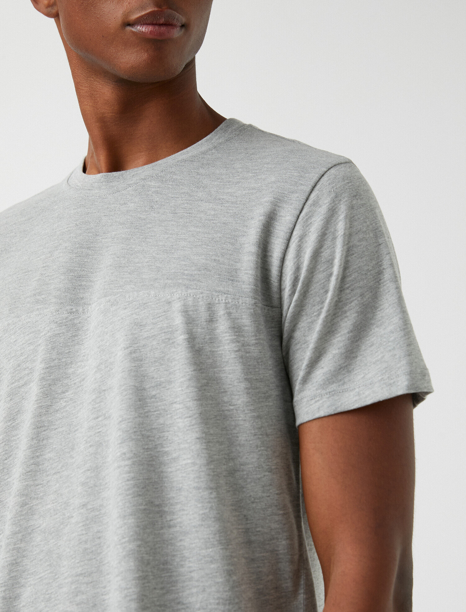   Basic Tişört Slim Fit Bisiklet Yaka