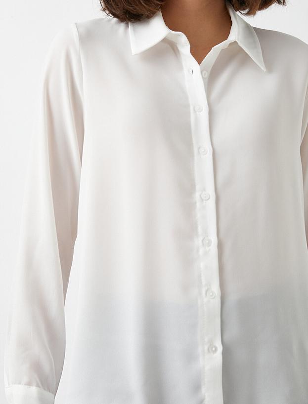   Basic Gömlek Uzun Kollu