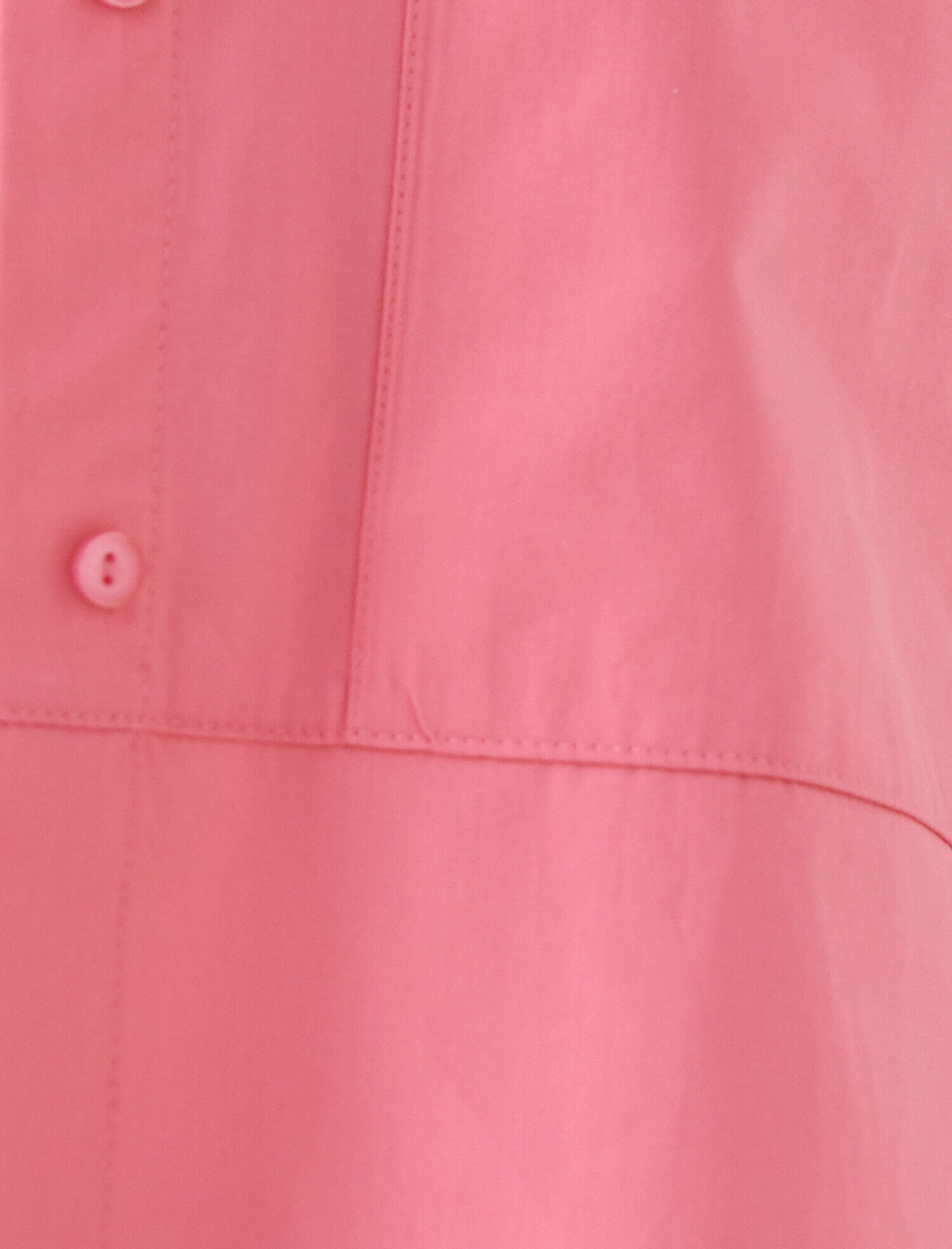   Crop Oversize Poplin Gömlek Kısa Kollu Pamuklu