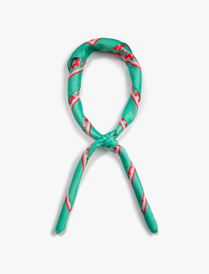 Kadın Melis Ağazat X Koton - Çiçek Desenli Fular