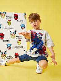 Spiderman Baskılı Tişört Lisanslı Pamuklu
