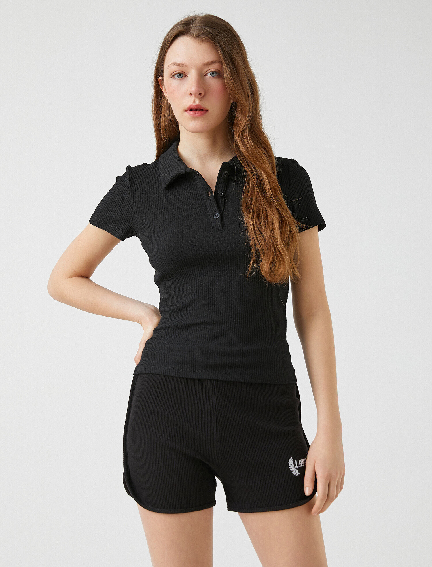   Polo Yaka Tişört Kısa Kollu