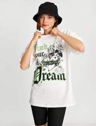 Oversizse Kısa Kollu Tişört