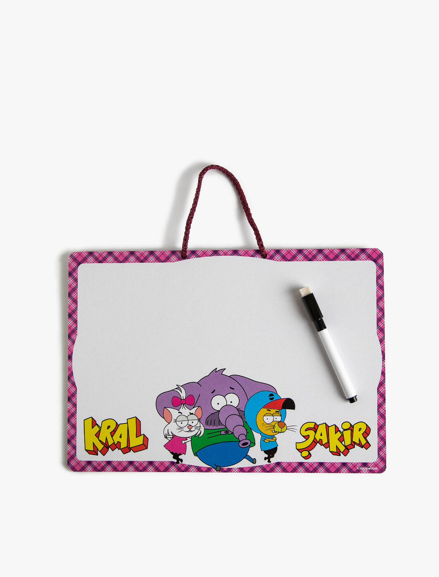  Kadın Kral Şakir Lisanslı Yazı Tahtası Kalem Oyuncak