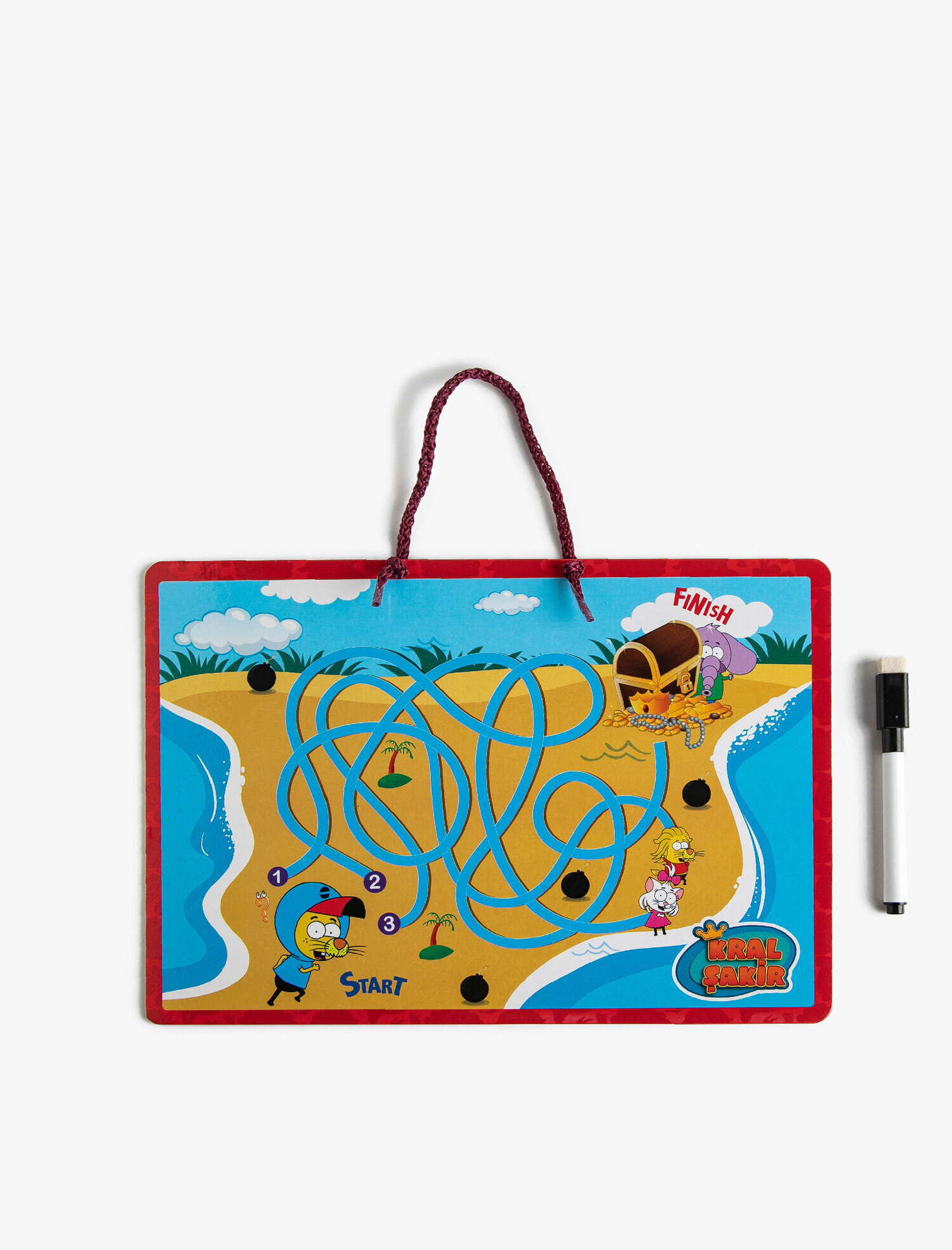  Kadın Kral Şakir Lisanslı Yazı Tahtası Kalem Oyuncak