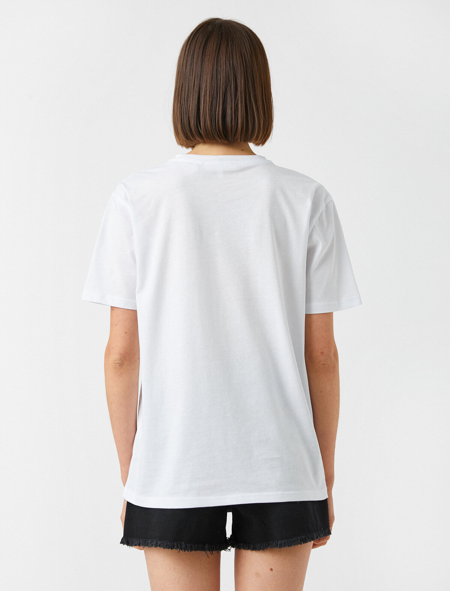   Baskılı Kısa Kollu Tişört