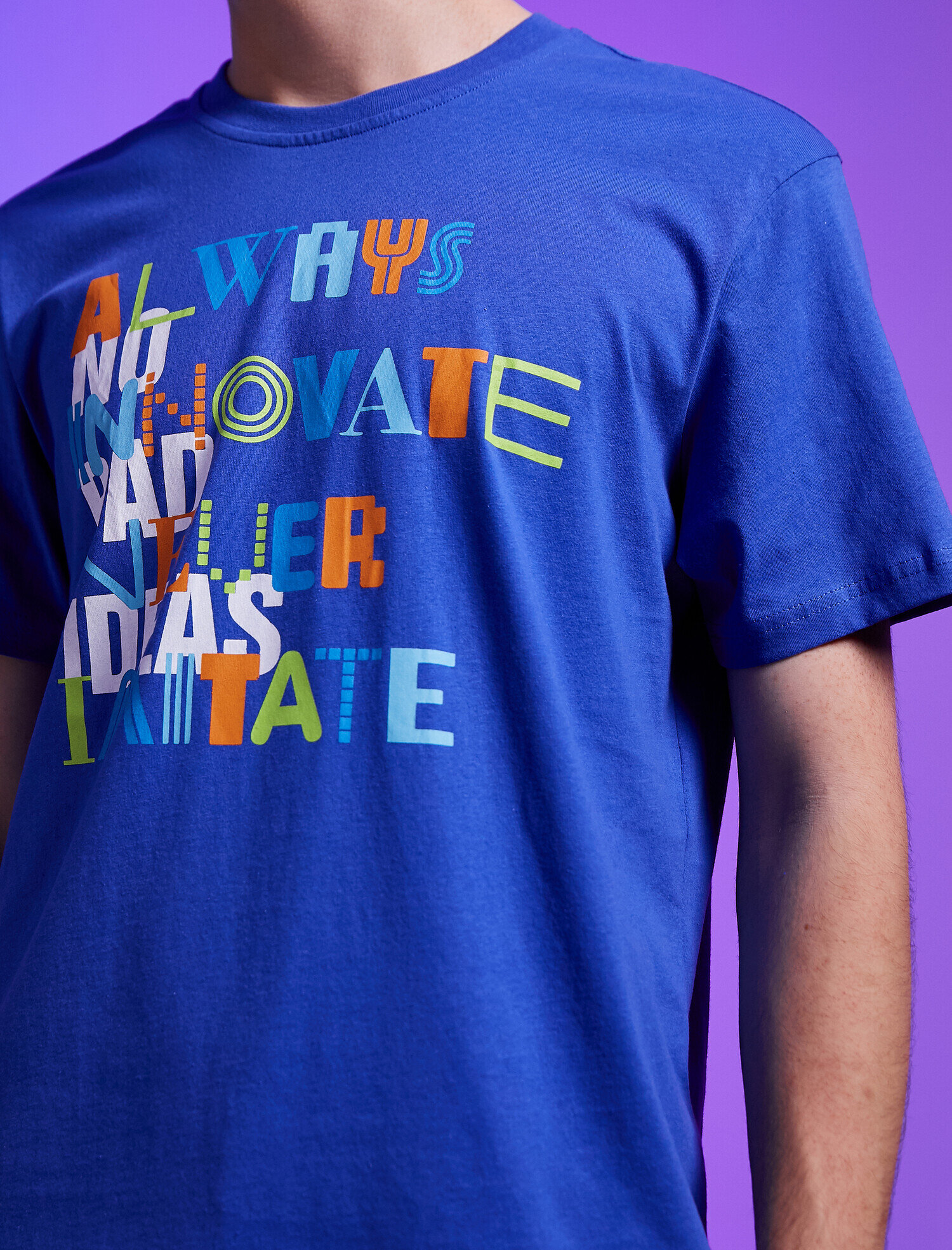   Slogan Baskılı Tişört