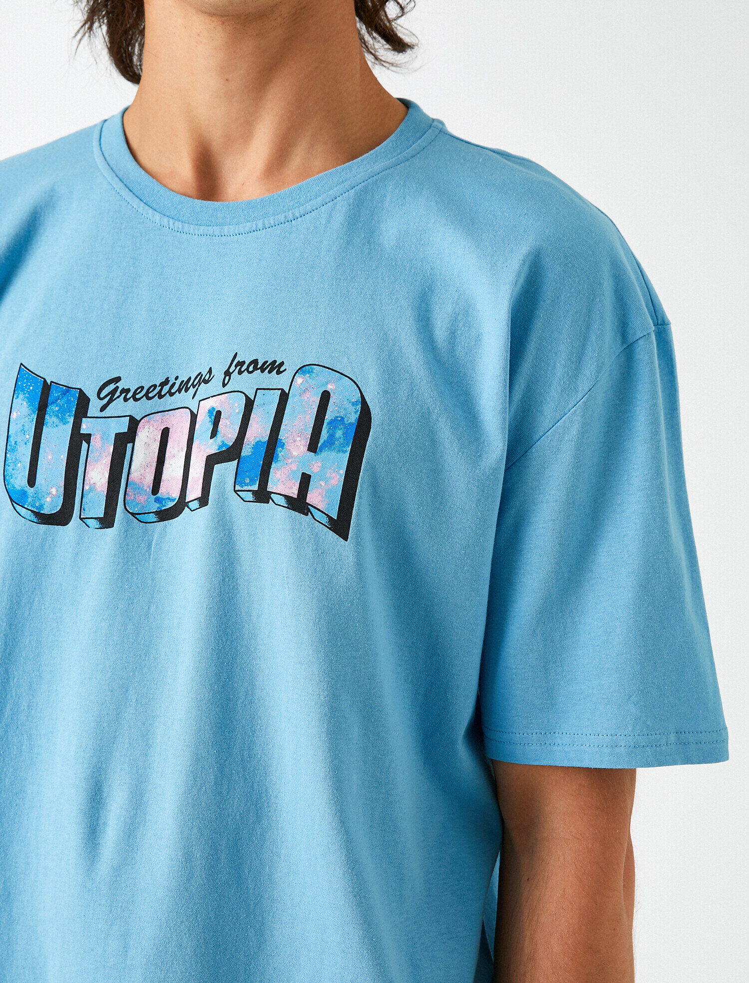   Oversize Baskılı Tişört