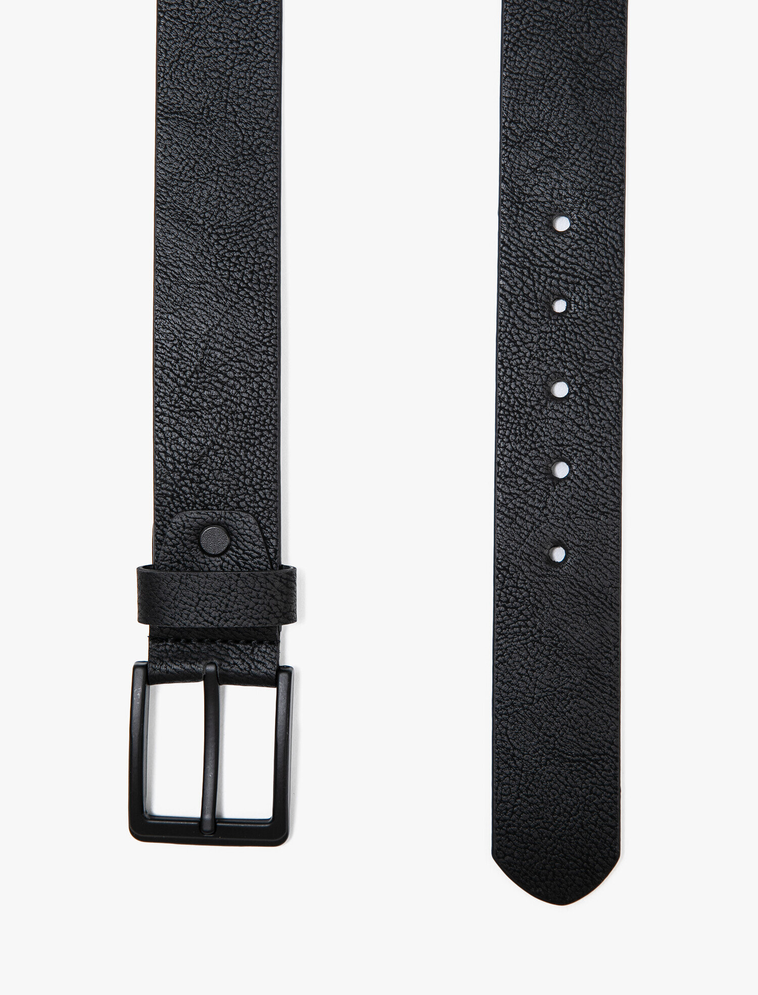  Erkek Kemer Deri Görünümlü Metal Toka Detaylı