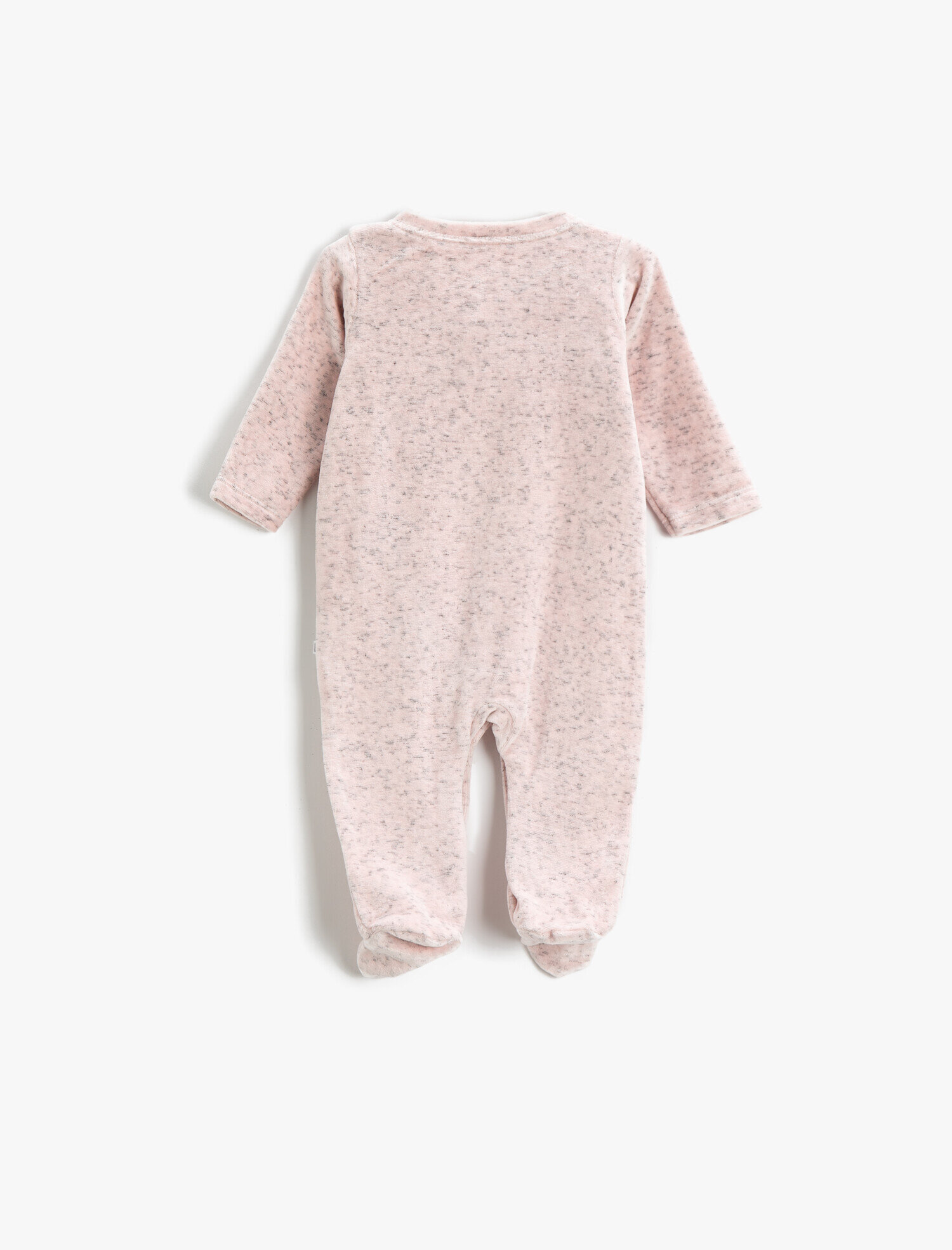  Erkek Bebek Peluş Tulum Uzun Kollu Fırfırlı