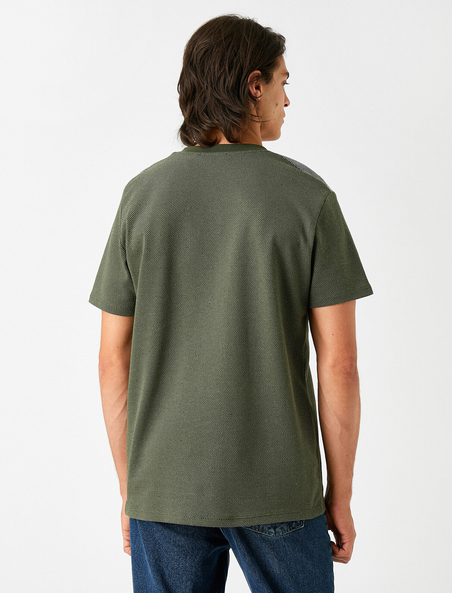   Omuz Detaylı Örme Tişört