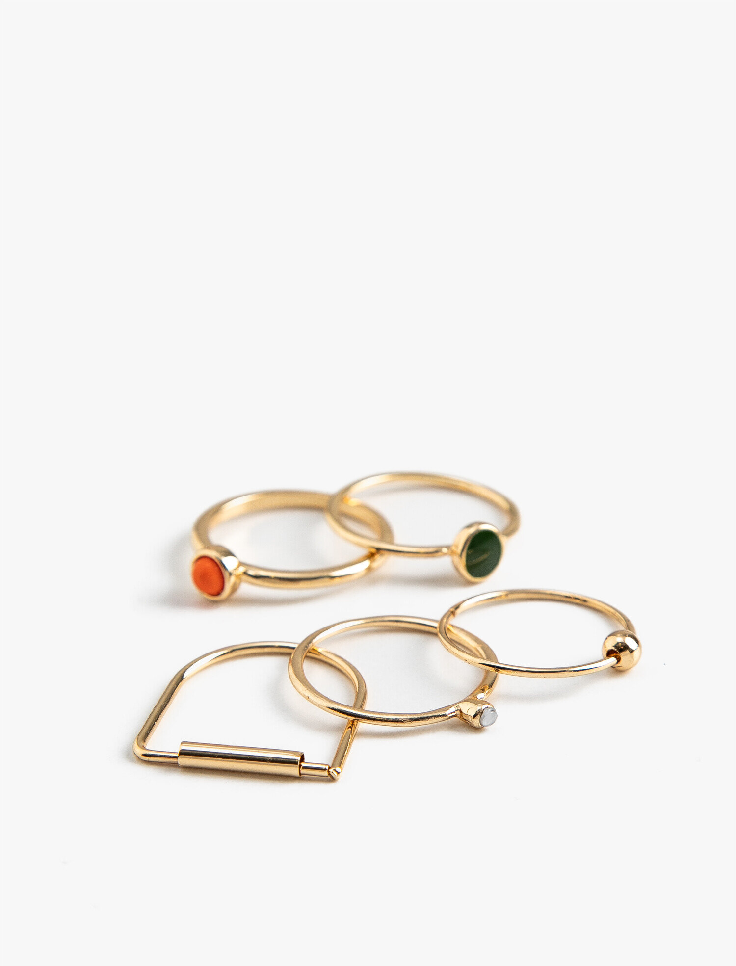  Kadın Taş Detaylı Yüzük