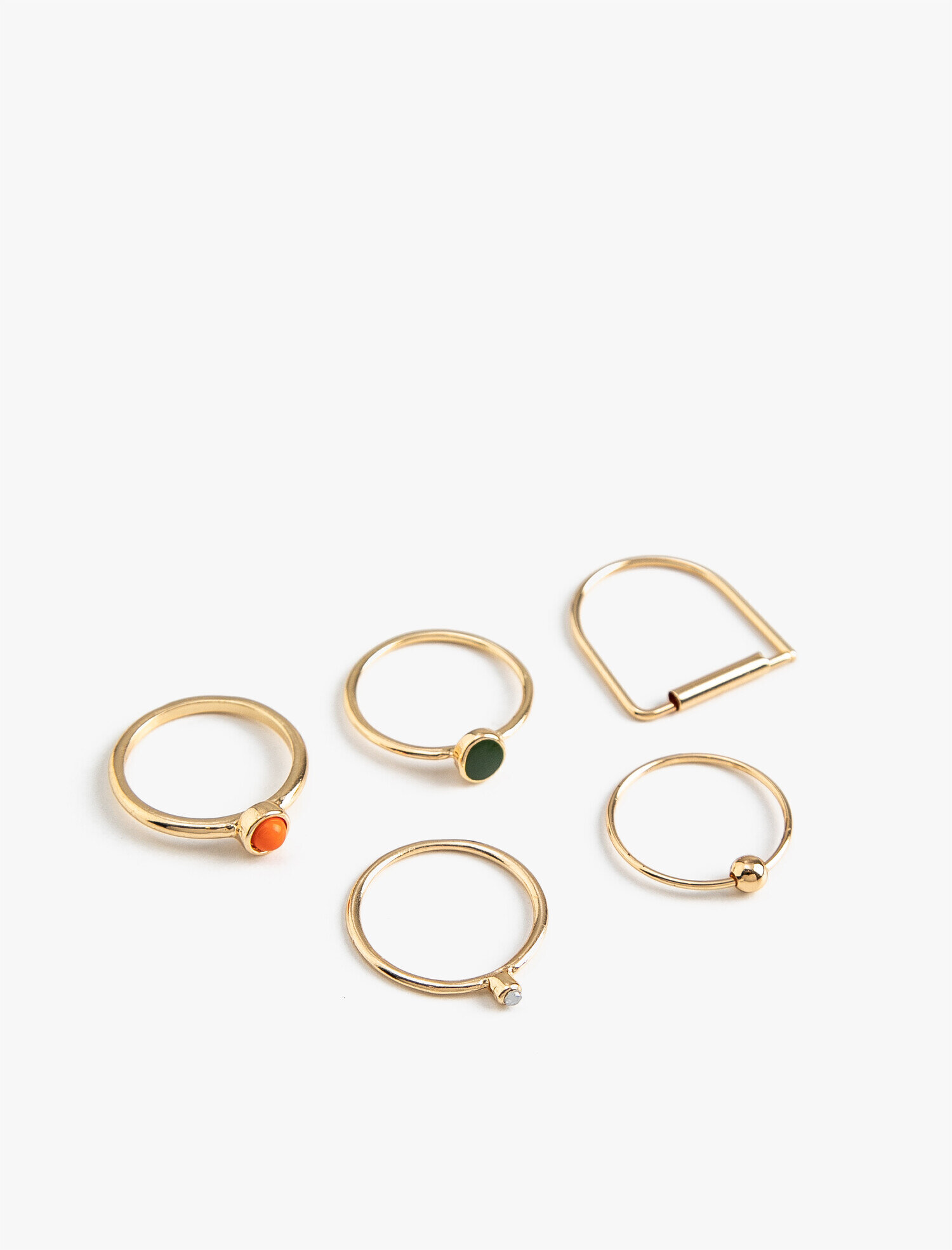  Kadın Taş Detaylı Yüzük