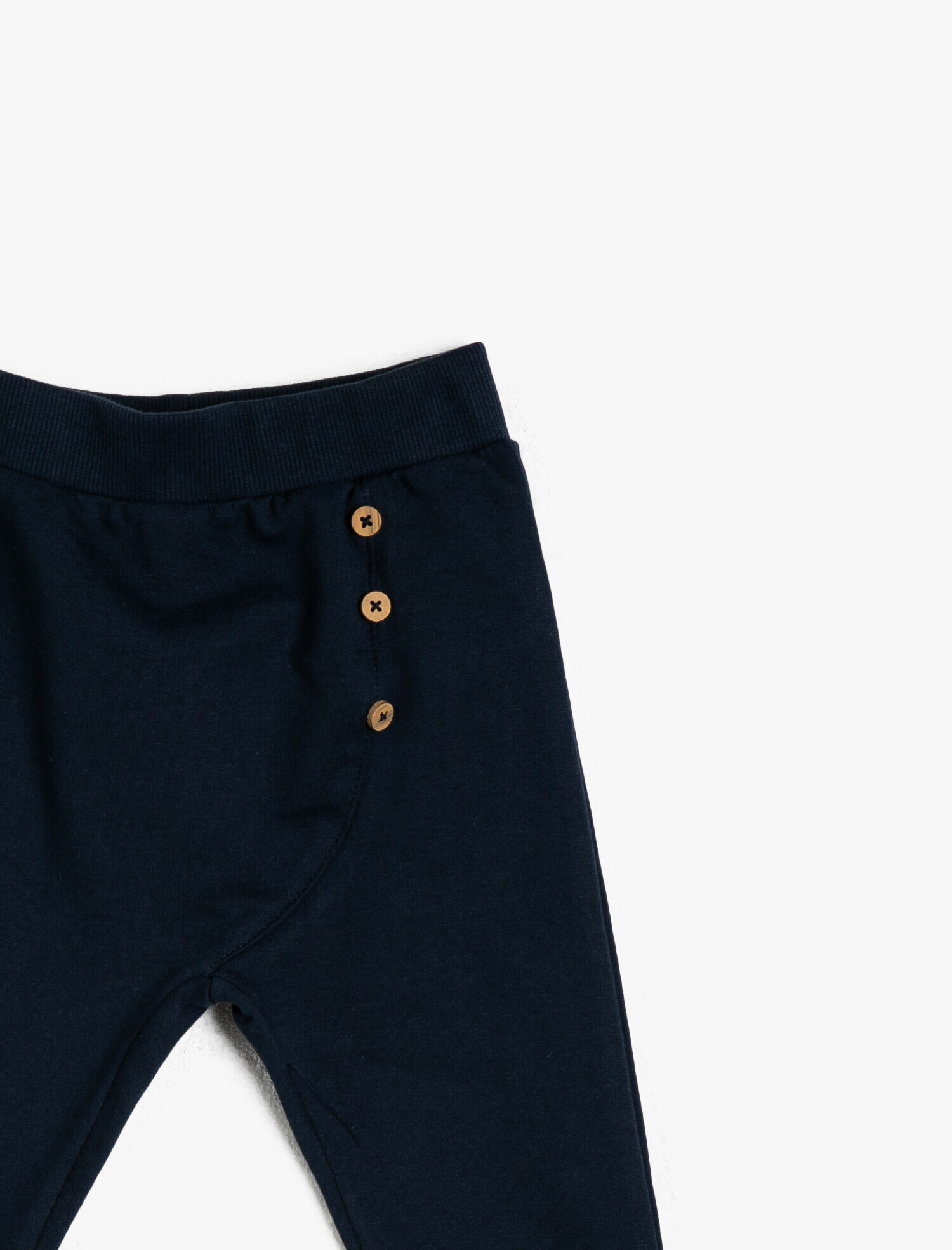  Erkek Bebek Düğme Detaylı Eşofman Altı