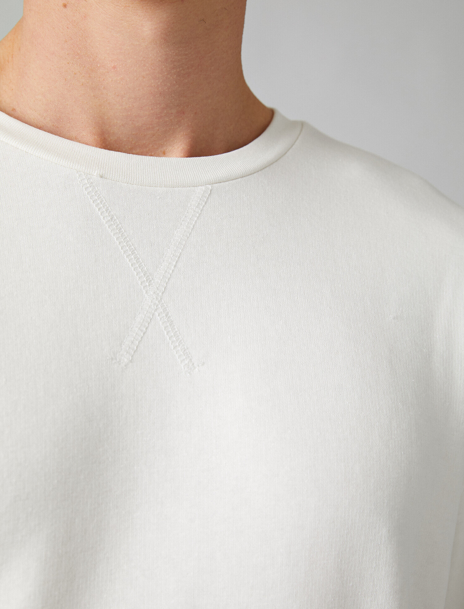   Uzun Kollu Bisiklet Yaka Sweatshirt