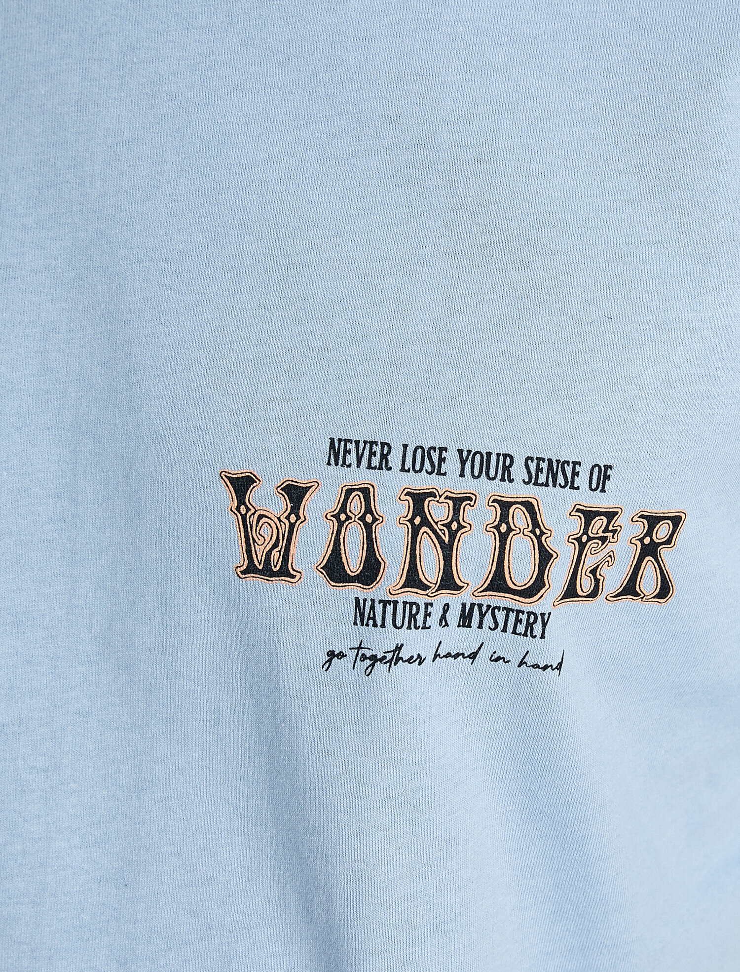   Doğa Temalı Arkası Baskılı Tişört