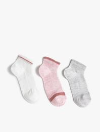 3'lü Basic Patik Çorap