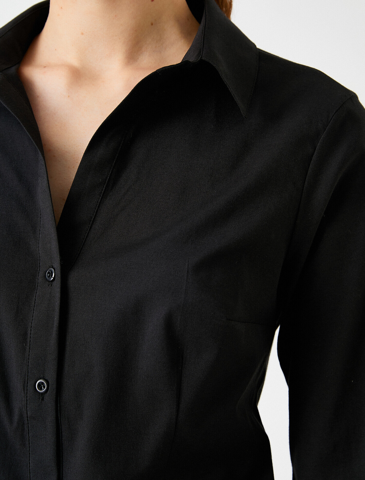   Basic Gömlek Uzun Kollu