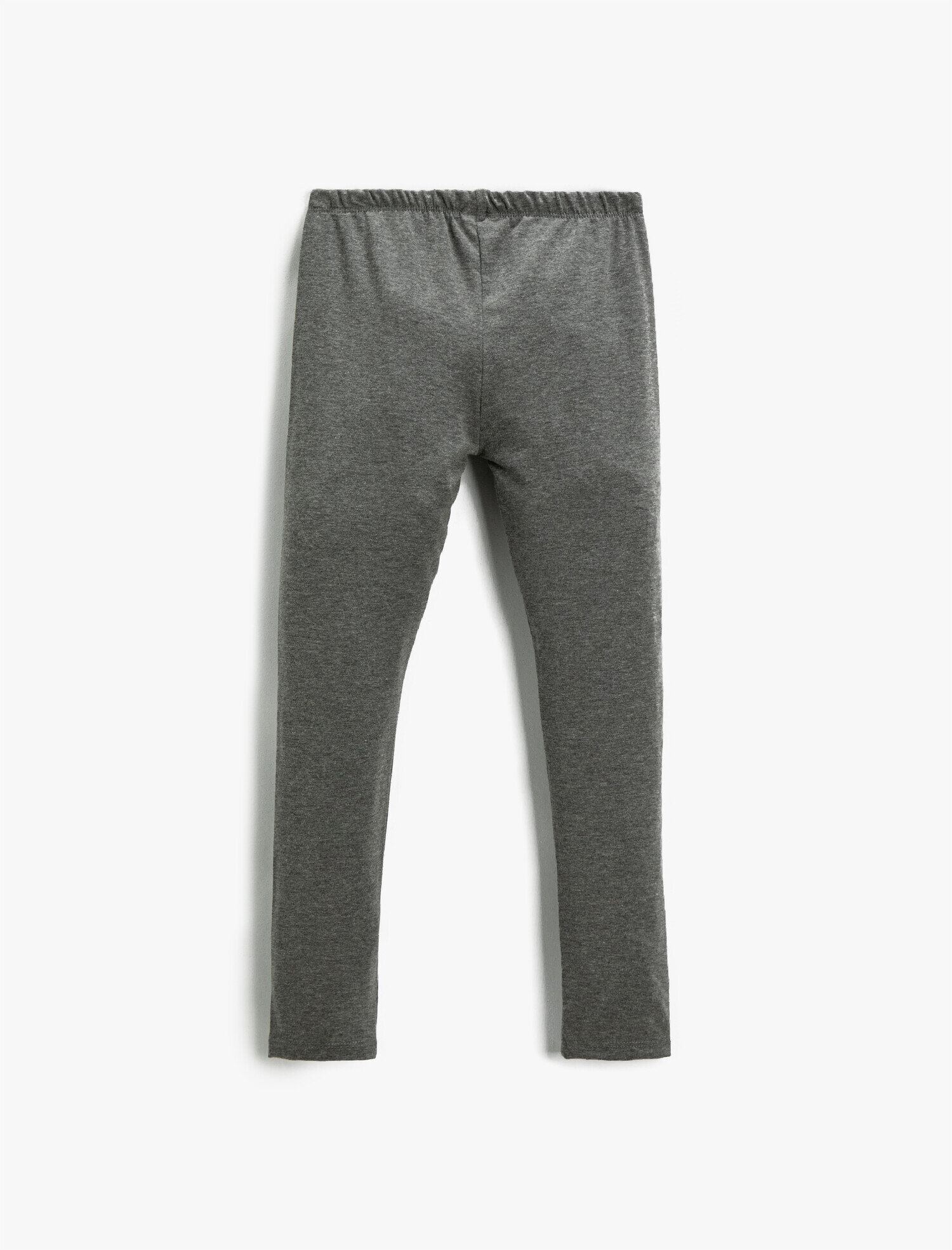  Kız Çocuk Basic Tayt Elastik Bel Bantlı