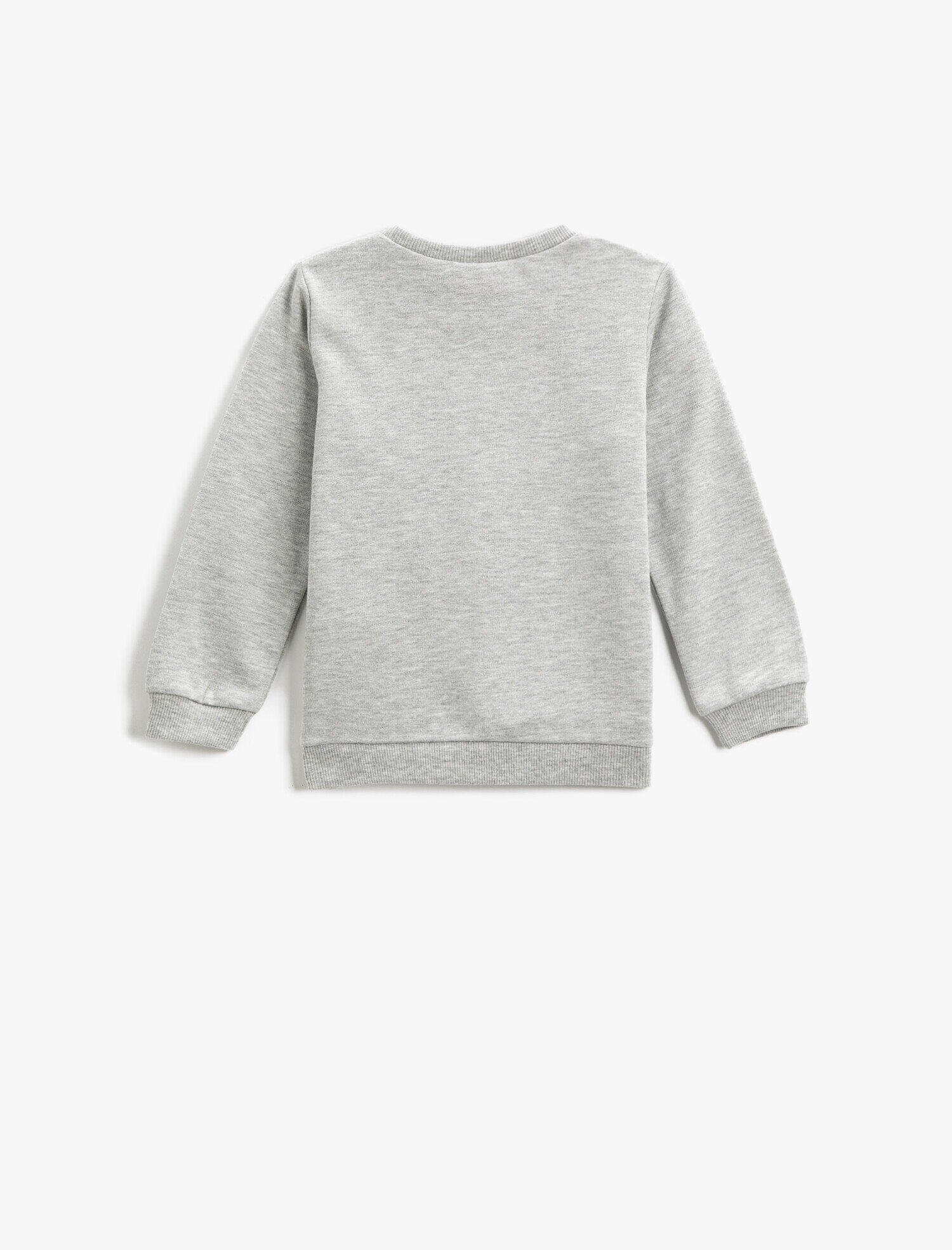  Erkek Bebek Sweatshirt Uzun Kollu Baskılı Bisiklet Yaka