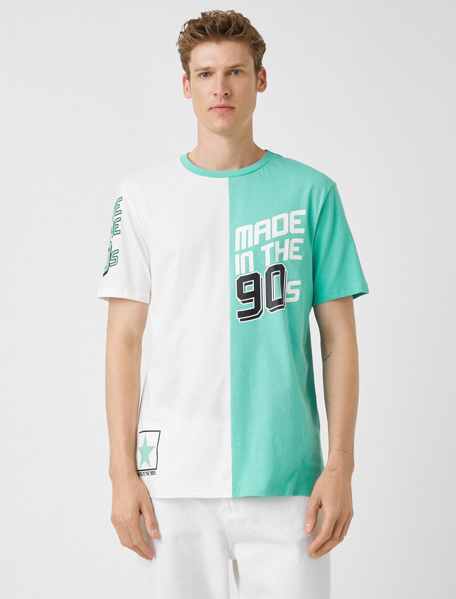   Oversize 90'lar Baskılı Tişört