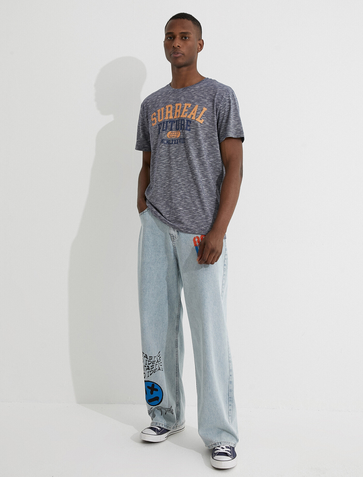   Kırçıllı Baskılı Tişört