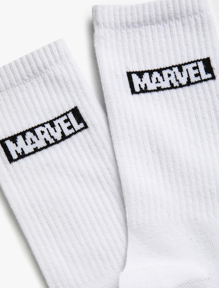  Erkek Marvel Lisanslı Soket Çorap