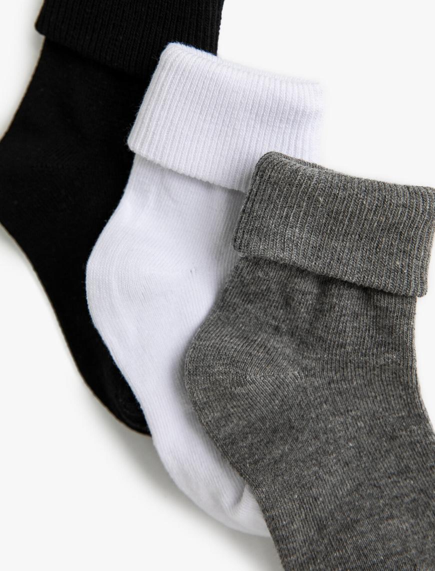  Erkek Bebek Pamuklu Basic Çorap Seti