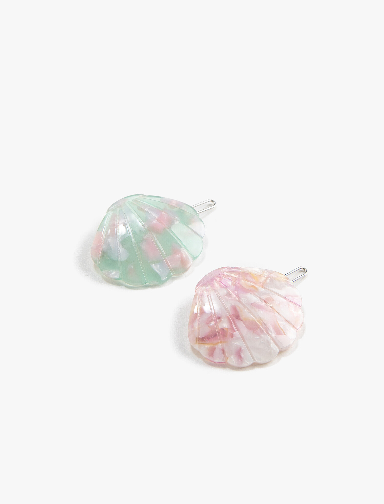  Kadın Deniz Kabuğu Şekilli Toka Seti