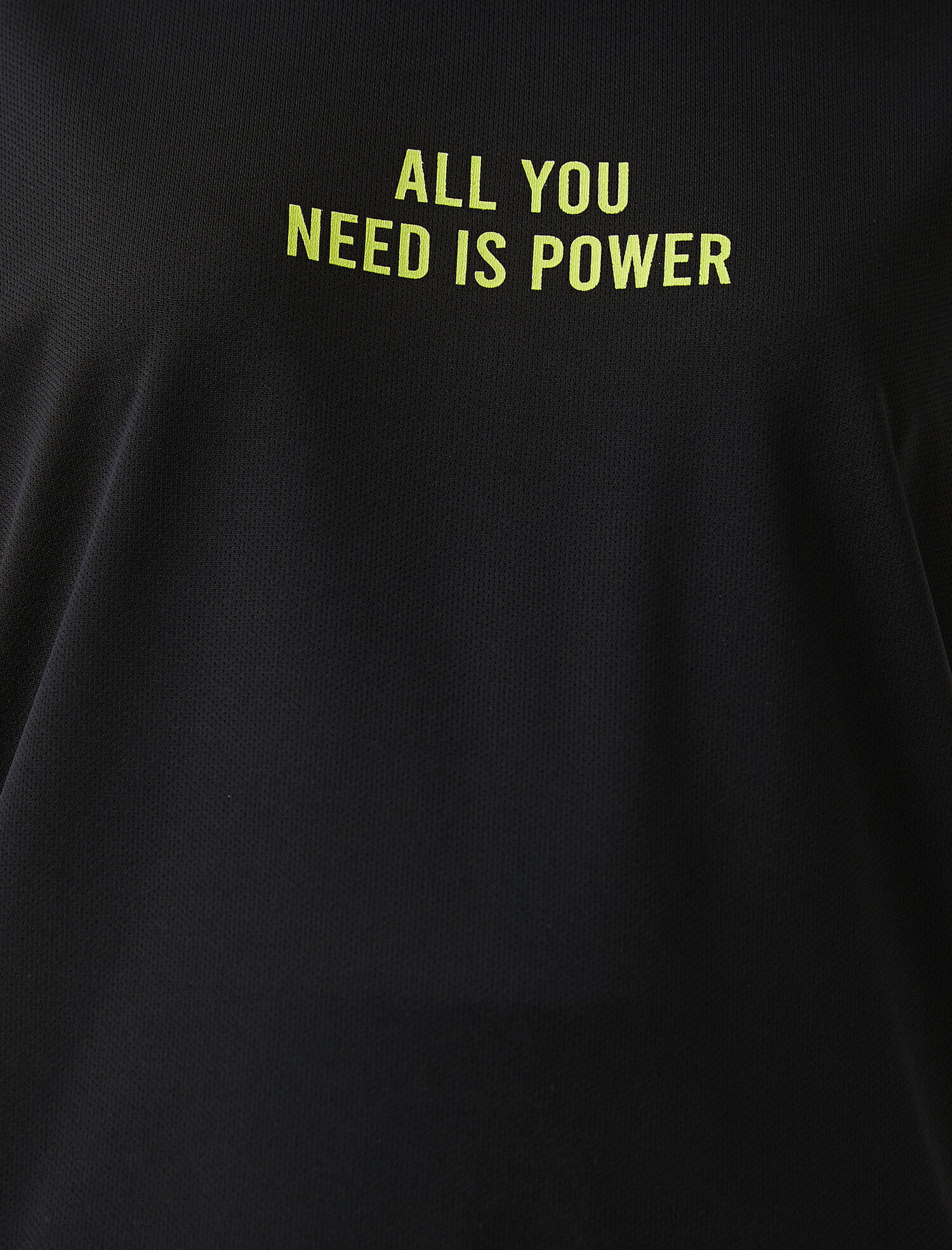   Slogan Baskılı Tişört Kısa Kollu Bisiklet Yaka