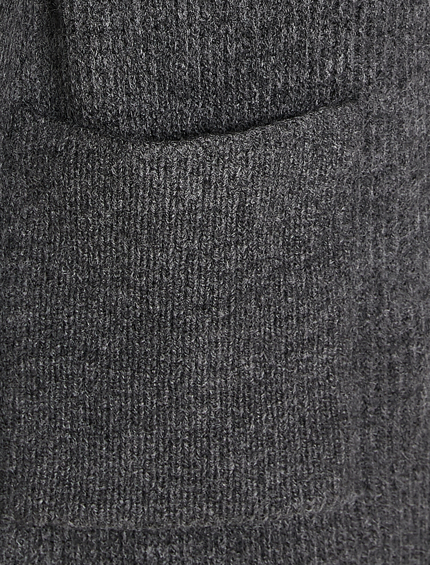   Uzun Dokuma Hırka Cepli Uzun Kollu