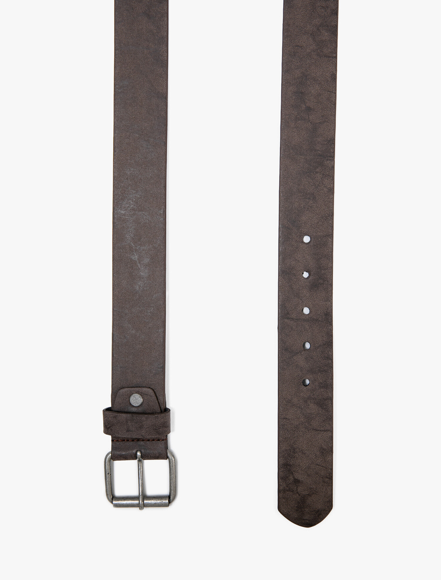  Erkek Kemer Deri Görünümlü Metal Toka Detaylı