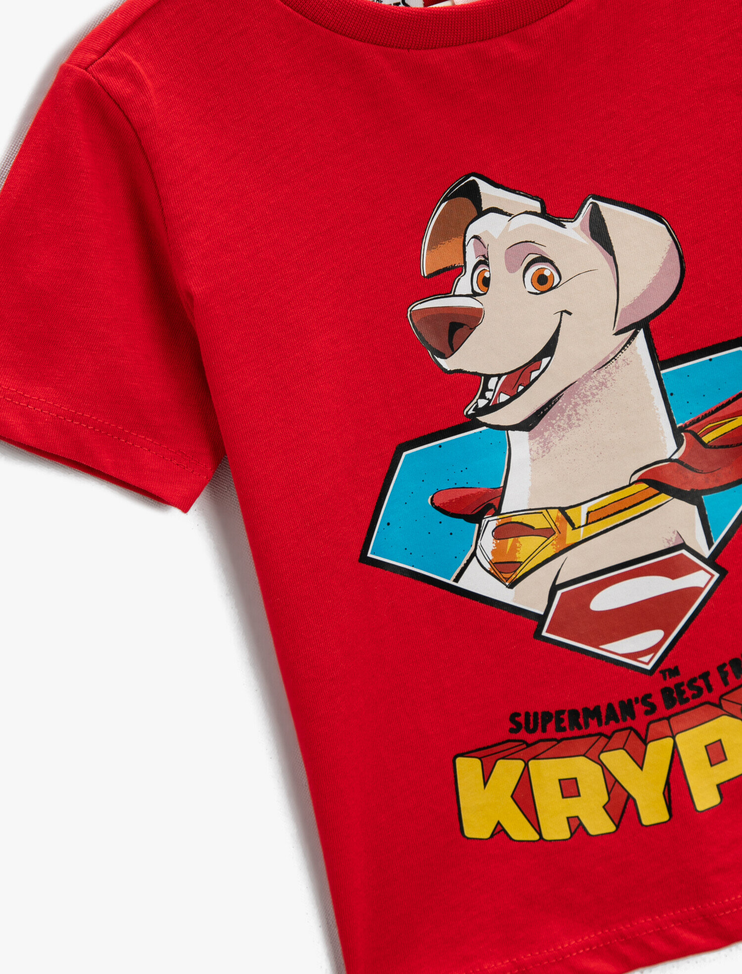 Koton Süper Köpek Krypto Baskılı Tişört Lisanslı Kısa Kollu Pamuklu. 3