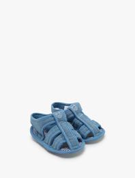 Denim Görünümlü Sandalet