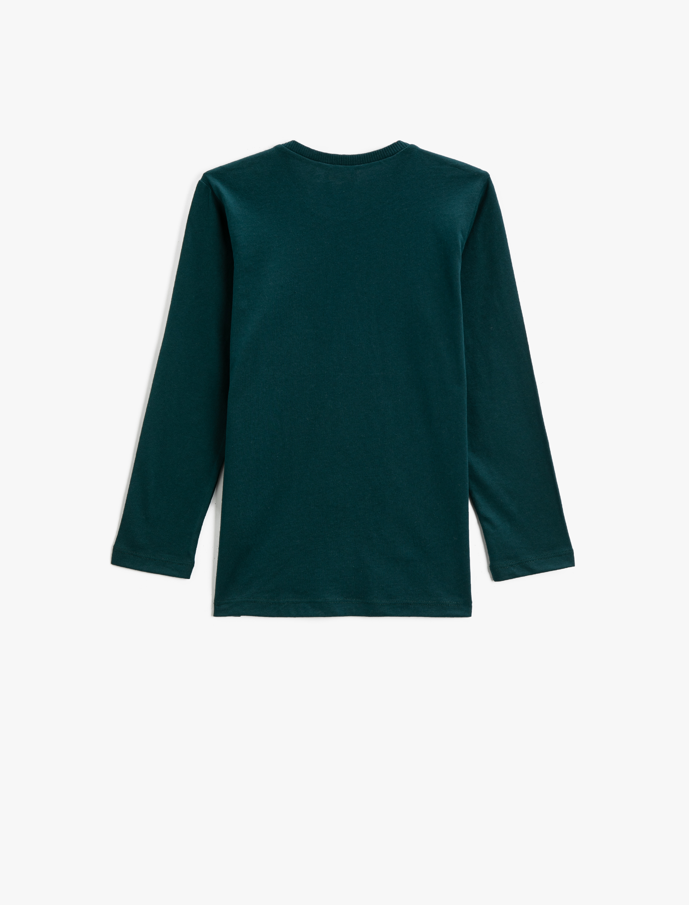  Erkek Çocuk Uzun Kollu Tişört Baskılı Bisiklet Yaka