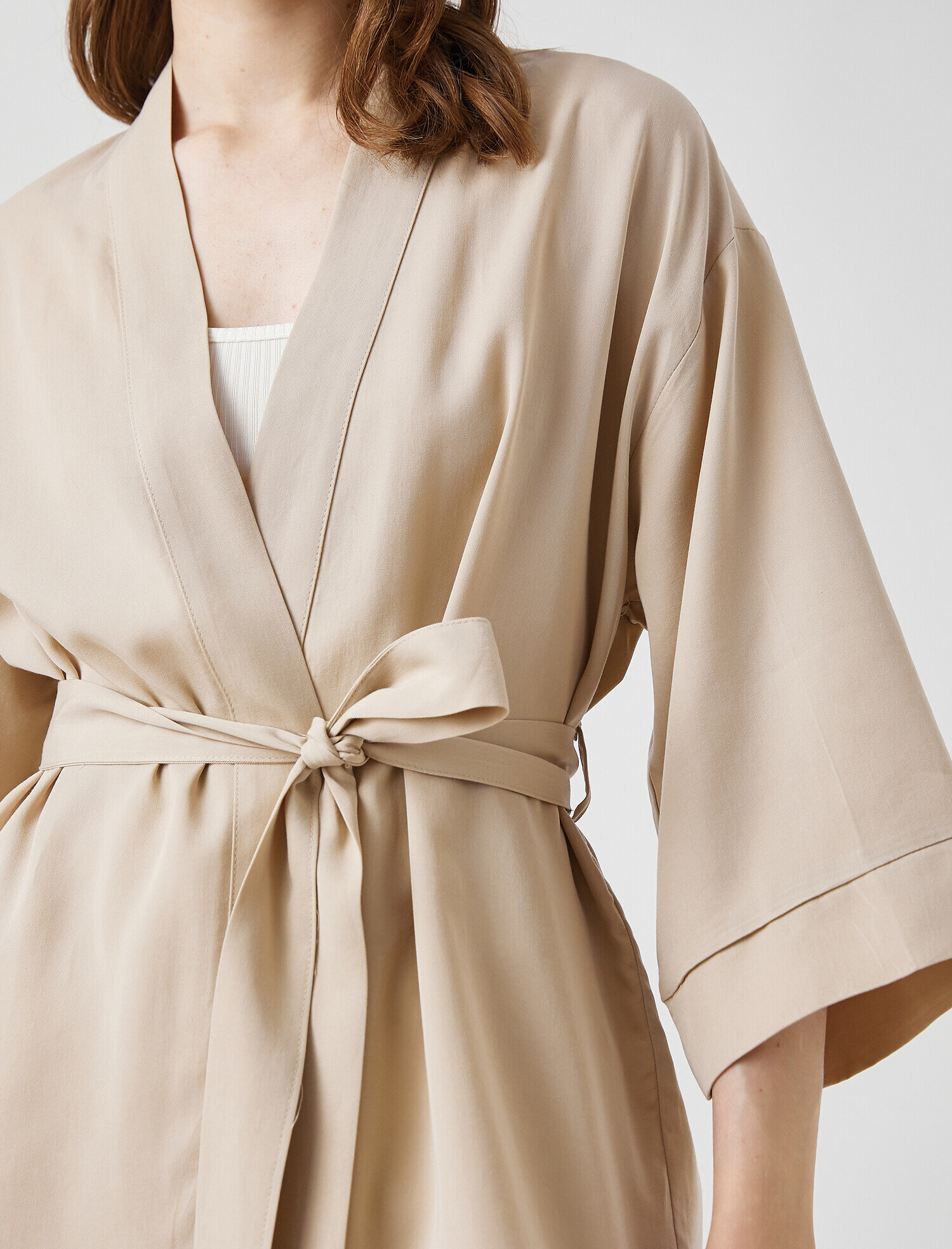   Oversize Kimono Kuşaklı