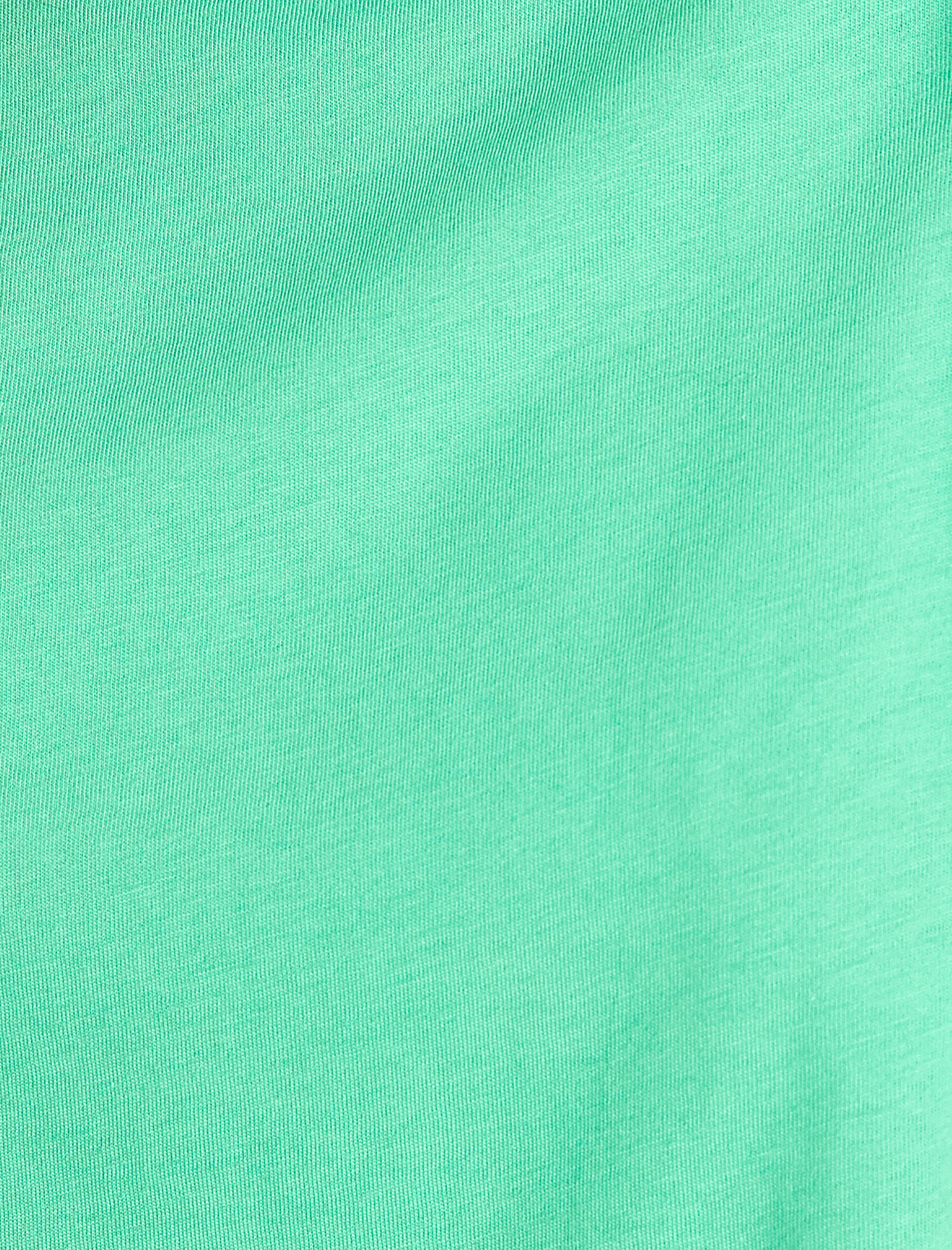   Fırfırlı Kısa Kollu Tişört Pamuklu