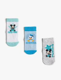 3'lü Disney Lisanslı Çorap Seti