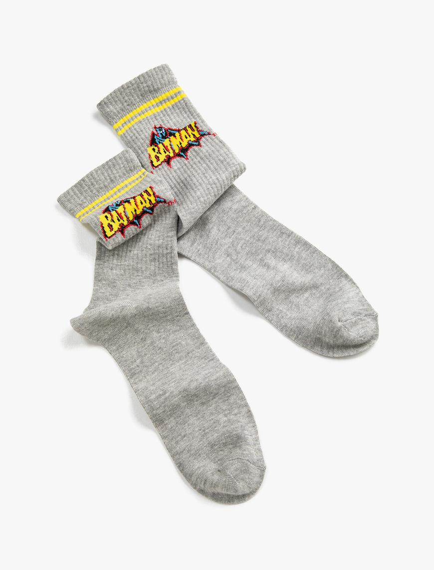  Erkek Batman Soket Çorap Lisanslı